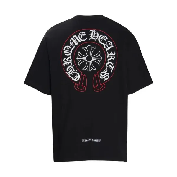 Chrome Hearts Dripping Logo Black T-Shirt - 9