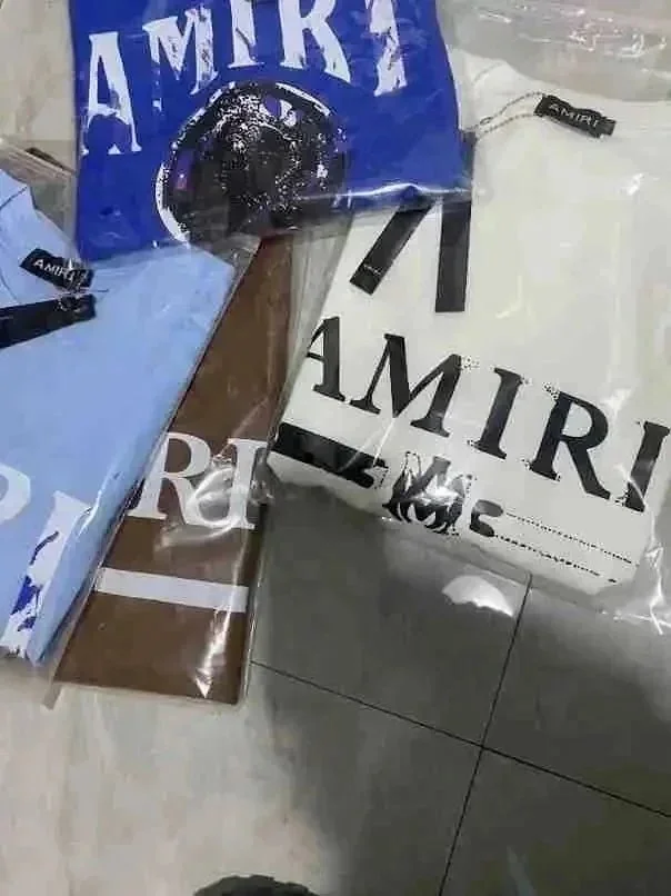 AMIRI T-Shirts Oversized graphic crew-neck T-shirt product detail image 5