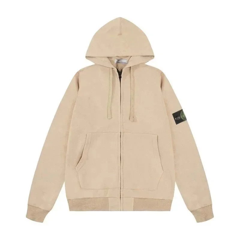 Apricot Hooded Cardigan