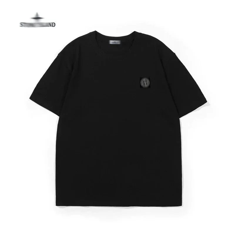 TU66 Classic S*TONE Stone Solid Round Neck Badge Long Sleeve Sweatshirt Unisex Couple Correct Version.