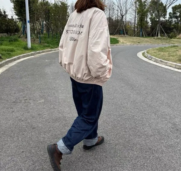 Acne Studios Stockholm 1996 Windbreaker Jacket Black and Beige Outerwear.windbreaker - 7
