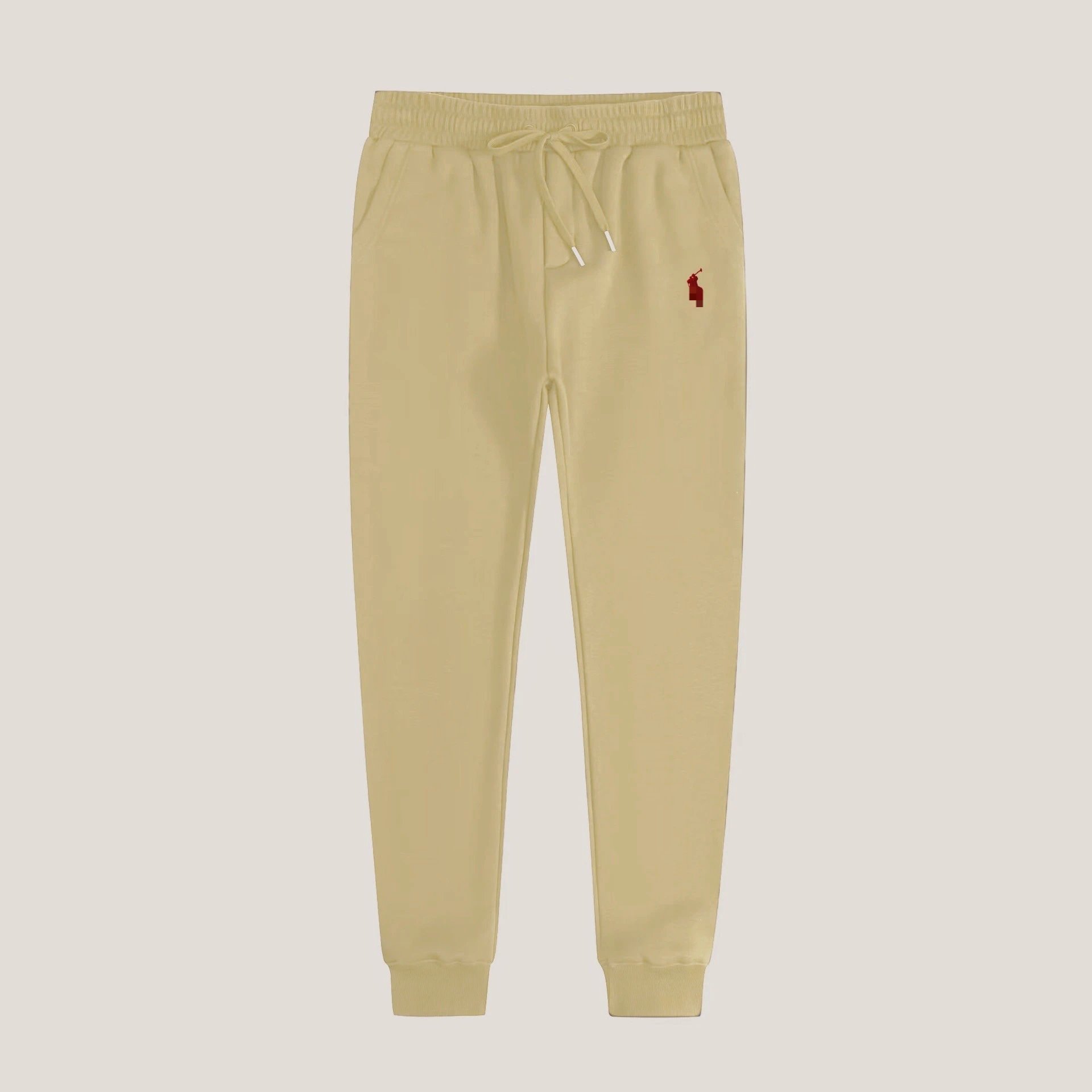Polo Ralph Lauren Sweatpants Embroidered Pony Logo Beige
