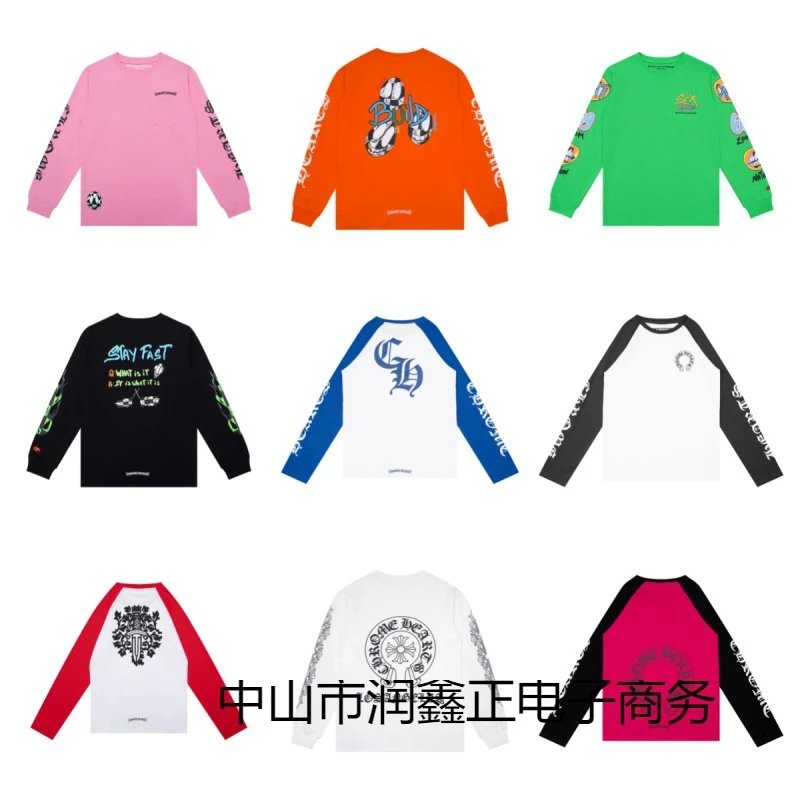 Chrome Hearts Long Sleeve Graphic T-Shirts