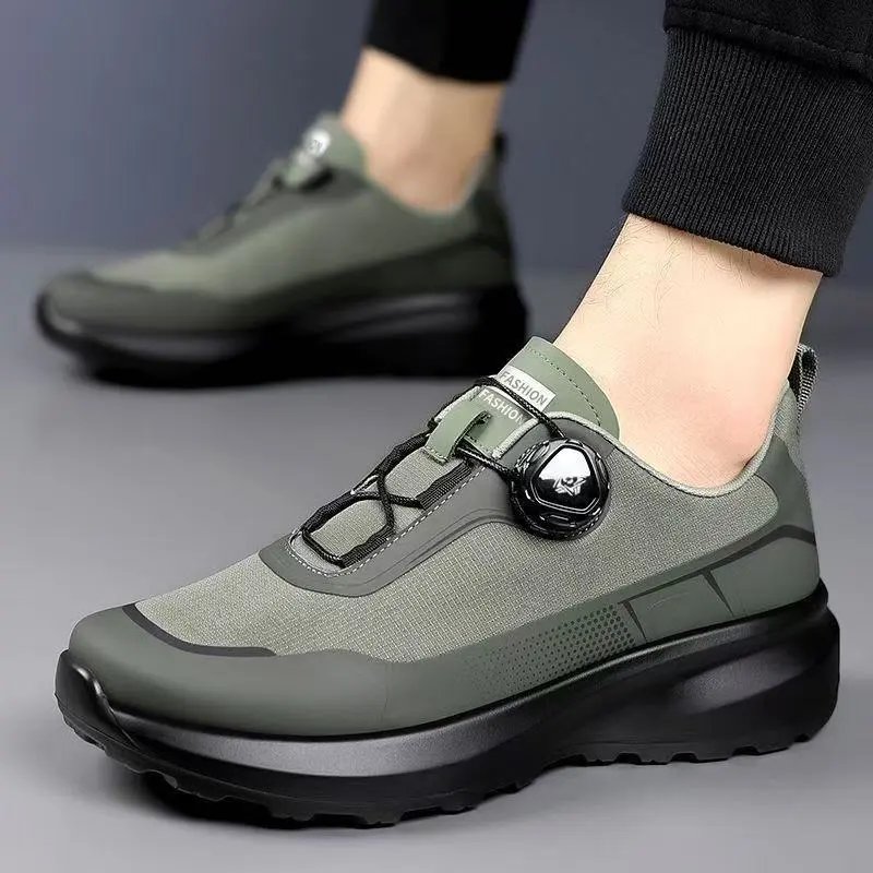 Other Rotary Buckle Sneaker Low Olive Green