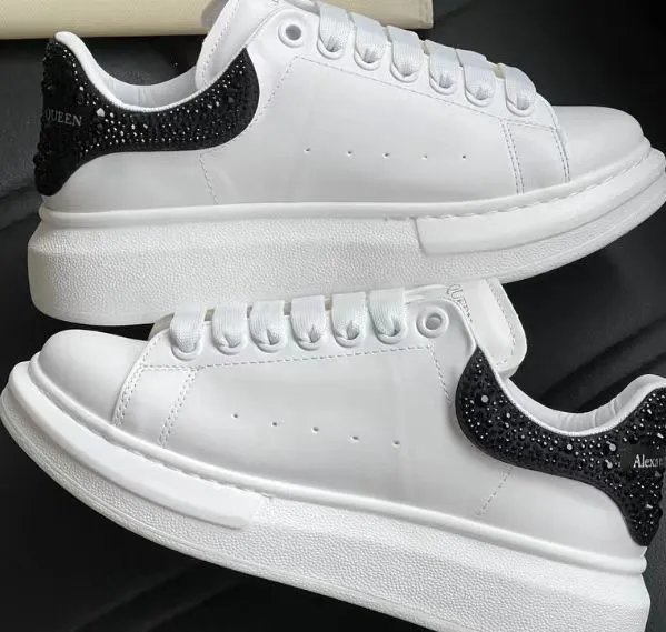 Black Rhinestone Heel