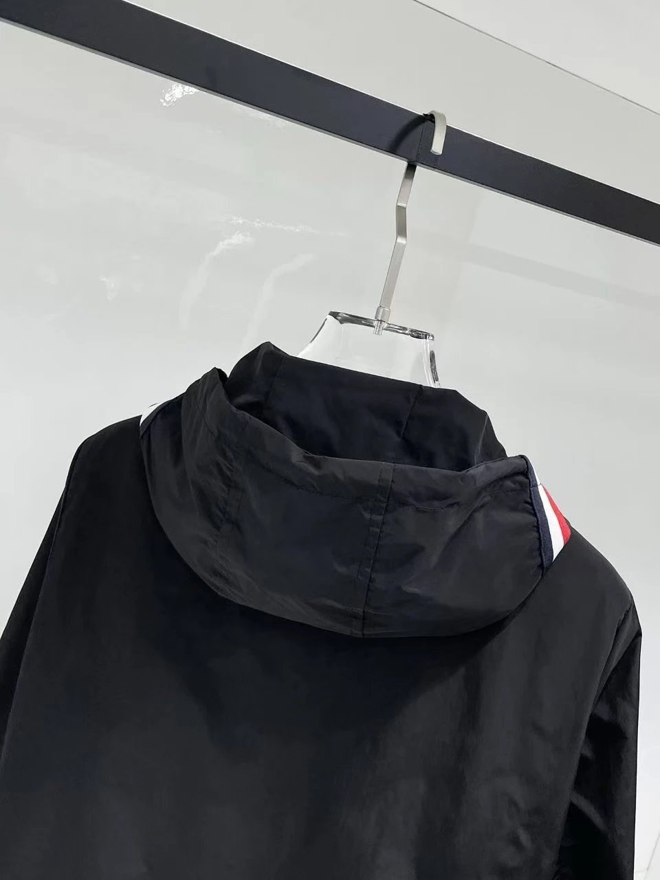 新版冲锋衣薄款男士抽绳连帽上衣运动服减龄休闲夹克M风衣外套 4