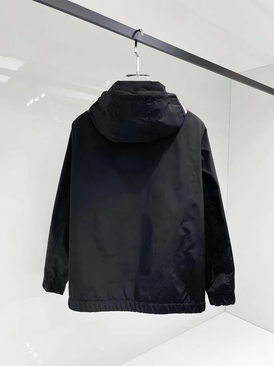 新版冲锋衣薄款男士抽绳连帽上衣运动服减龄休闲夹克M风衣外套 5