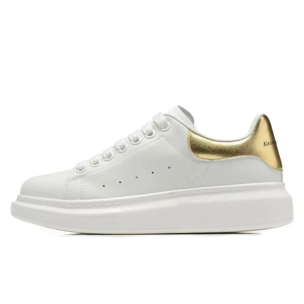Gold Leather Heel