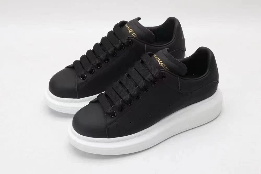 Black Leather + White Sole