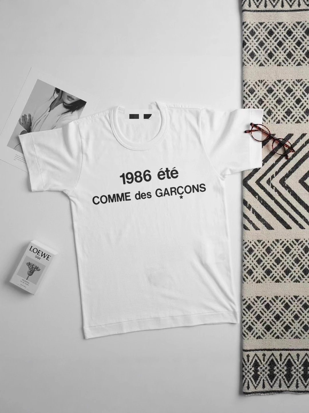 跨境春夏t恤棉短袖联名款通勤短袖印花经典百搭上衣男女同款T恤 3