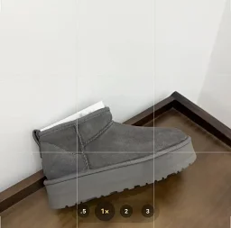 thumbnail for Winter short snow boots, women's thick soles, heightened fur, integrated fleece, warm shoes, cowhide wool, fleece and non-slip