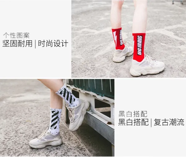 Design DHL Express Logo Crew Socks Black Socks - 11