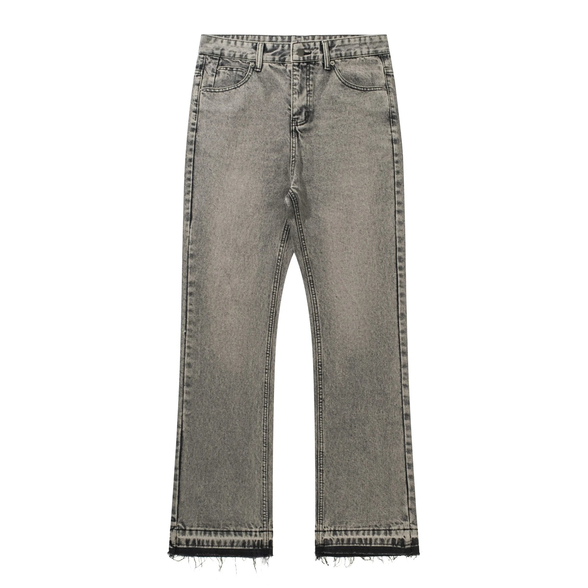 RDT Jeans 507 Fit Raw Hem Smoky Grey