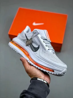 thumbnail for Pegasus Premium Airscape 舒适百搭减震防滑耐磨透气 低帮跑步鞋 男款 灰白橙 HQ2592-002  36-46