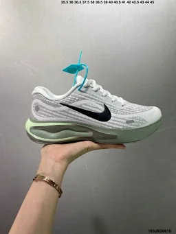 thumbnail for Journey Run Comfortable and Lightweight Shock-Absorbing Anti-Slip Abrasion Resistant Low-Top Casual Running Shoes Men's White Green FN0228-102 36-45