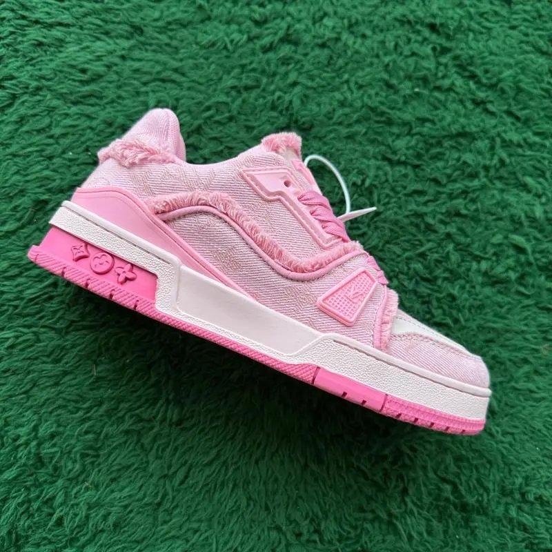 LV Trainers White Signature (Budget) — Pink PINK colorway — USFans Spreadsheet photo