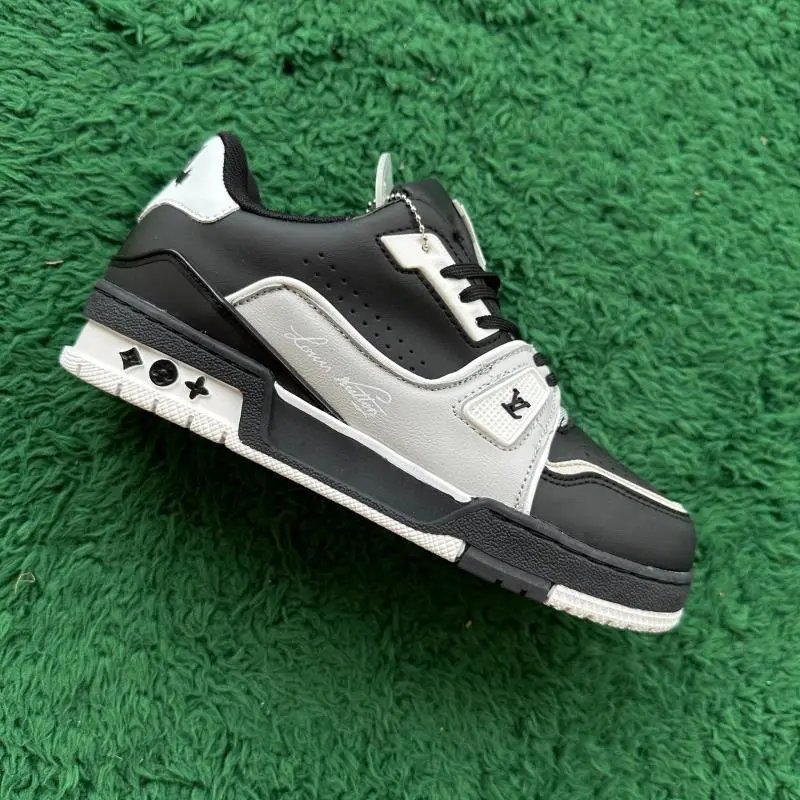 LV Trainers White Signature (Budget) — GREY WHITE colorway — USFans Spreadsheet photo