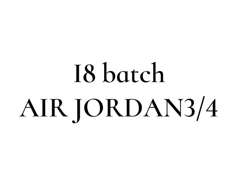 I8 Air JORDAN3 4