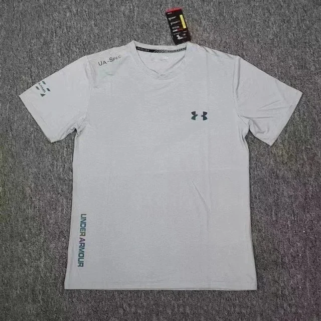 Under Armour T-Shirts Short-Sleeve Crew-Neck Logo T-Shirt product detail image 4