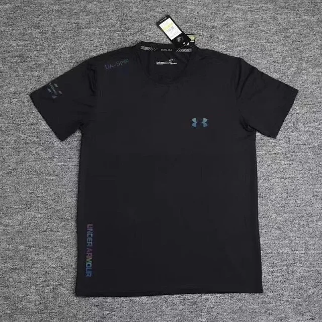 Under Armour T-Shirts Short-Sleeve Crew-Neck Logo T-Shirt product detail image 3