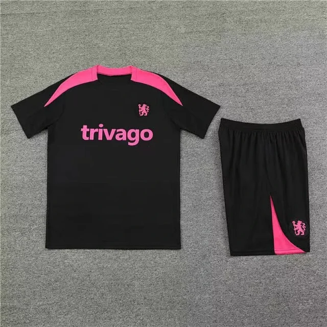 Paris Saint-Germain Football Jerseys Short-Sleeve Training Shirt and Shorts Set product detail image 2