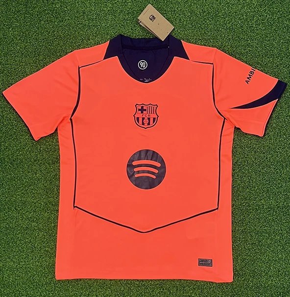 FC Barcelona x Spotify Black and Royal Blue Training Jersey - 14