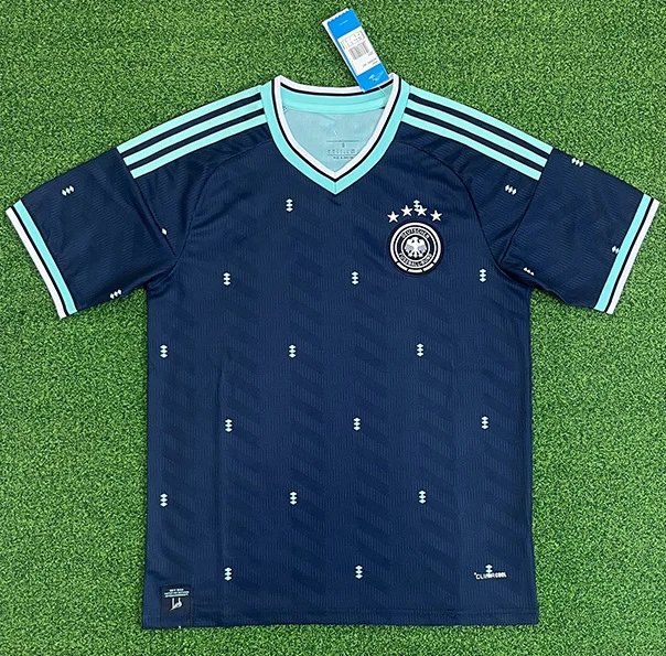 FC Barcelona x Spotify Black and Royal Blue Training Jersey - 42