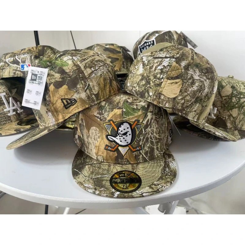 New Era 59FIFTY Anaheim Ducks Realtree Camo Baseball Cap - 10