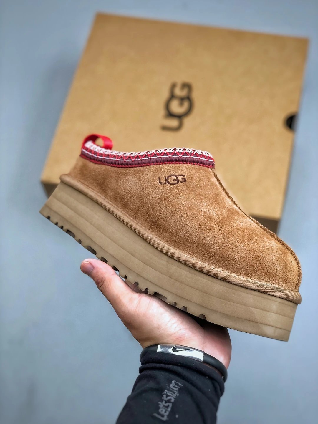 ￥🔑220【渠道代工厂订单】 UGG Nita Platform 妮塔厚底款牛剖层革雪地靴  全鞋采用ZP同厂 品牌代工厂生产线 完全遵循ZP工艺流程 注重每一处细节 尺码：35-41