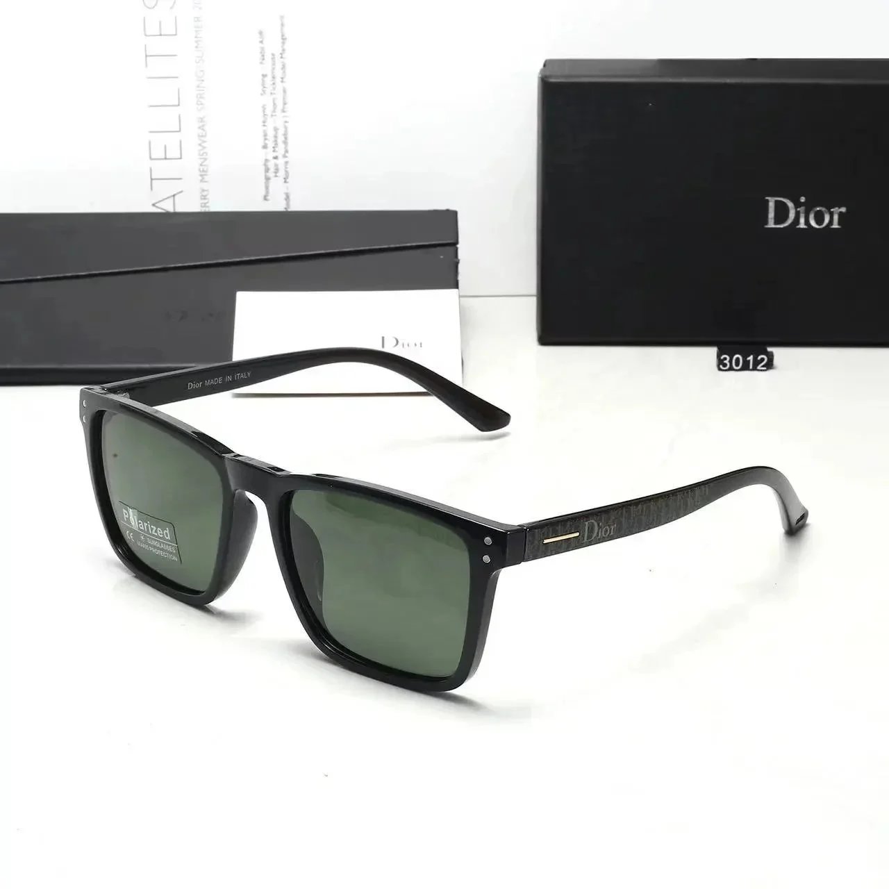 Louis Vuitton Eyewear Square-frame polarized sunglasses — Dior-3