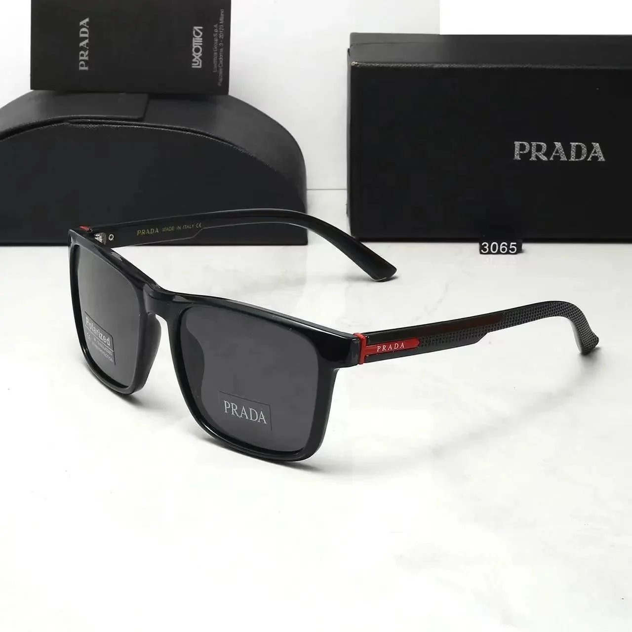 Louis Vuitton Eyewear Square-frame polarized sunglasses — Prada-1