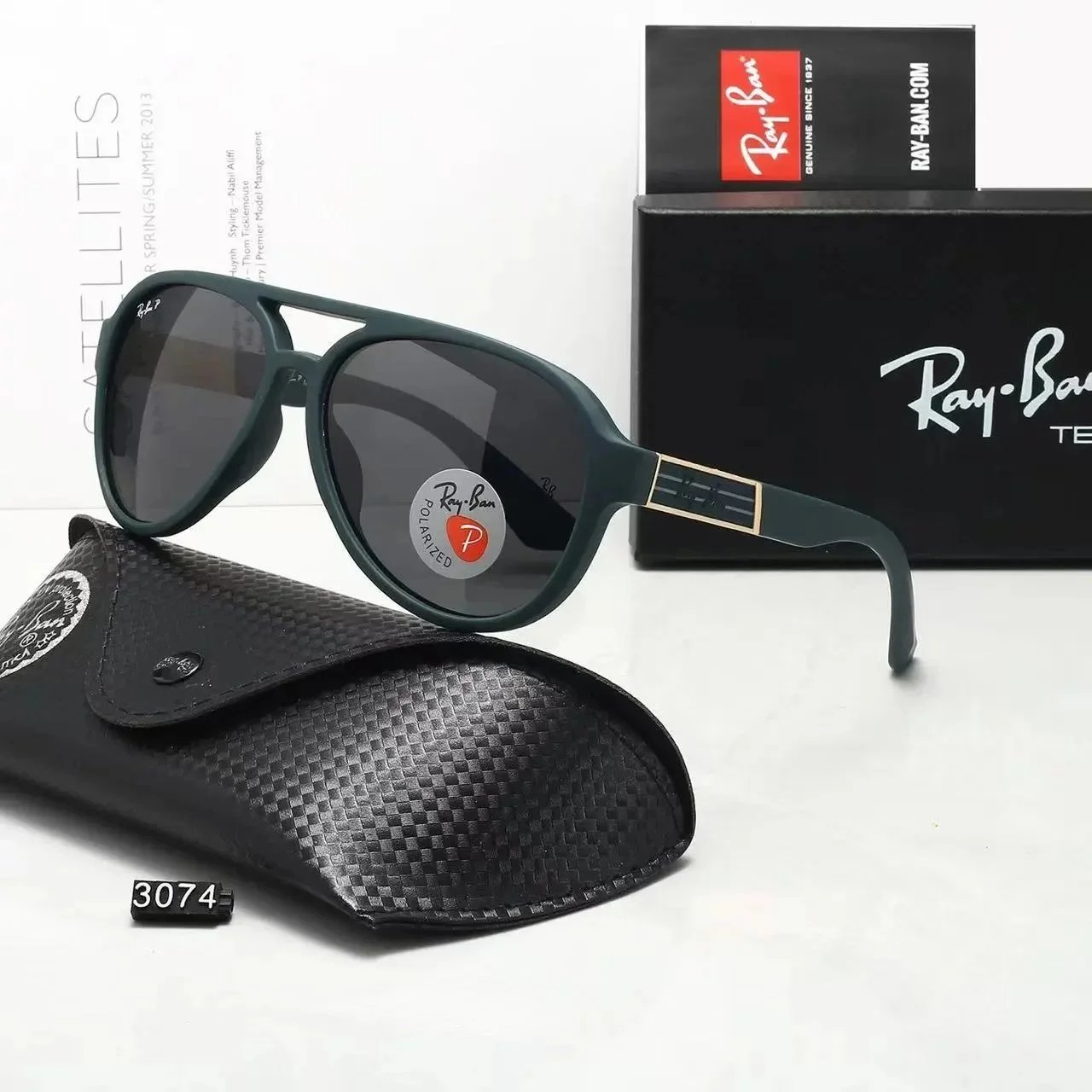 Louis Vuitton Eyewear Square-frame polarized sunglasses — Ray-Ban-1