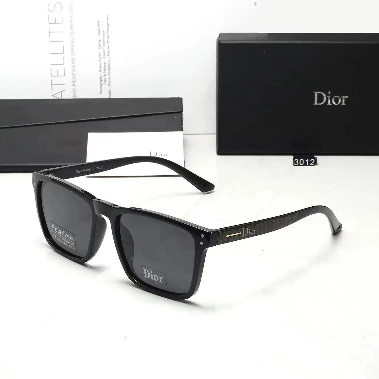 Louis Vuitton Eyewear Square-frame polarized sunglasses — Dior-1