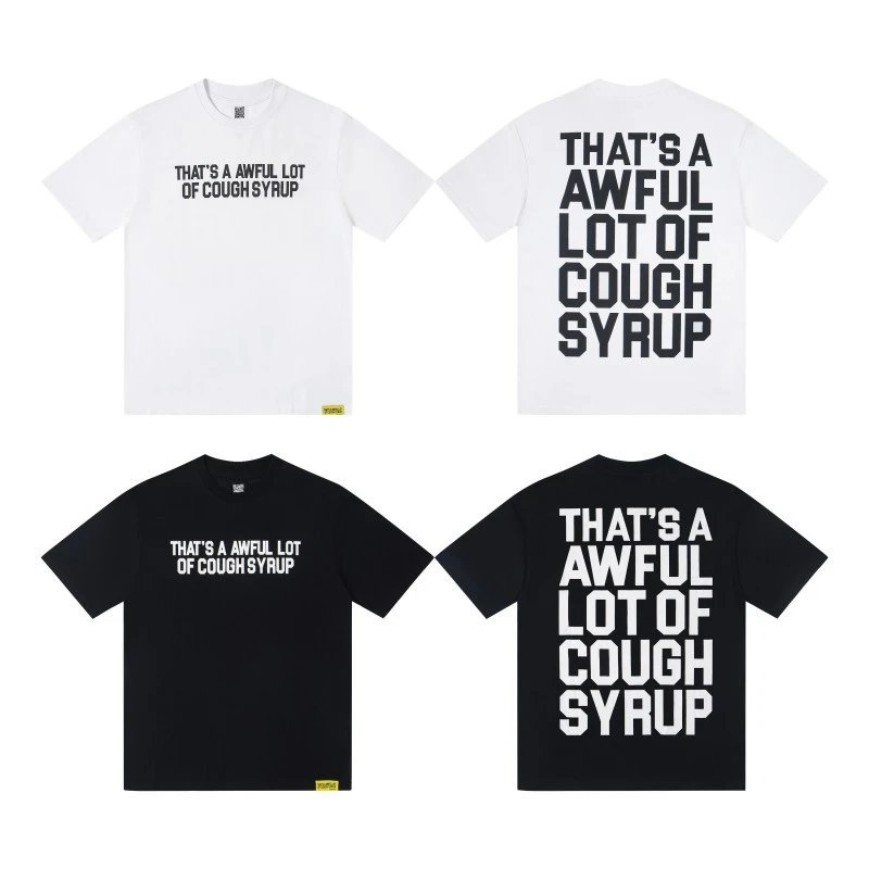 Design That's A Awful Lot Of Cough Syrup Black Zip-Up Hoodie - 12