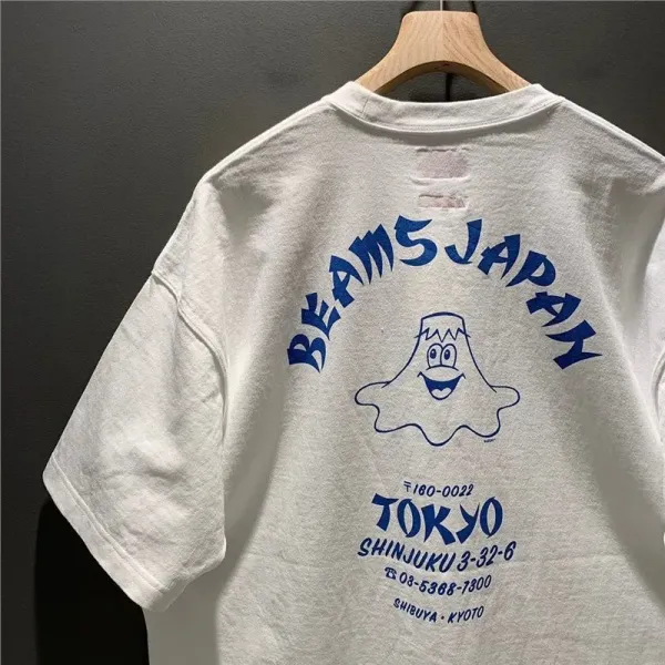 Design Beams Japan Tokyo Store Graphic T-Shirt White T-Shirts - 1