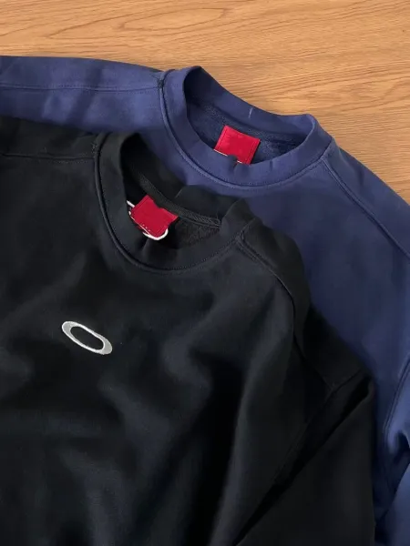 Oakley Logo Crewneck Black Sweatshirt Sweater - 3