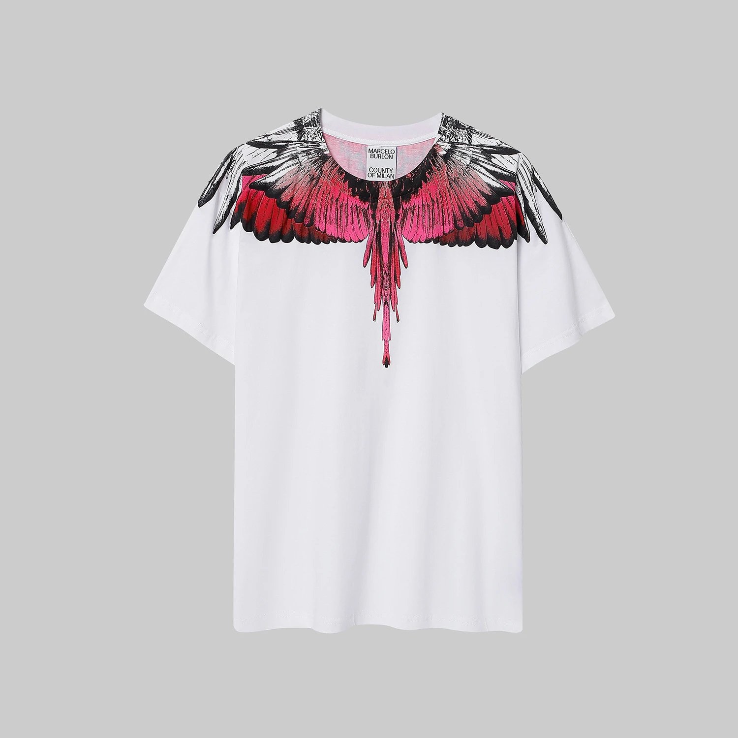 Marcelo Burlon County Of Milan Wings Print Black T-Shirt - 75