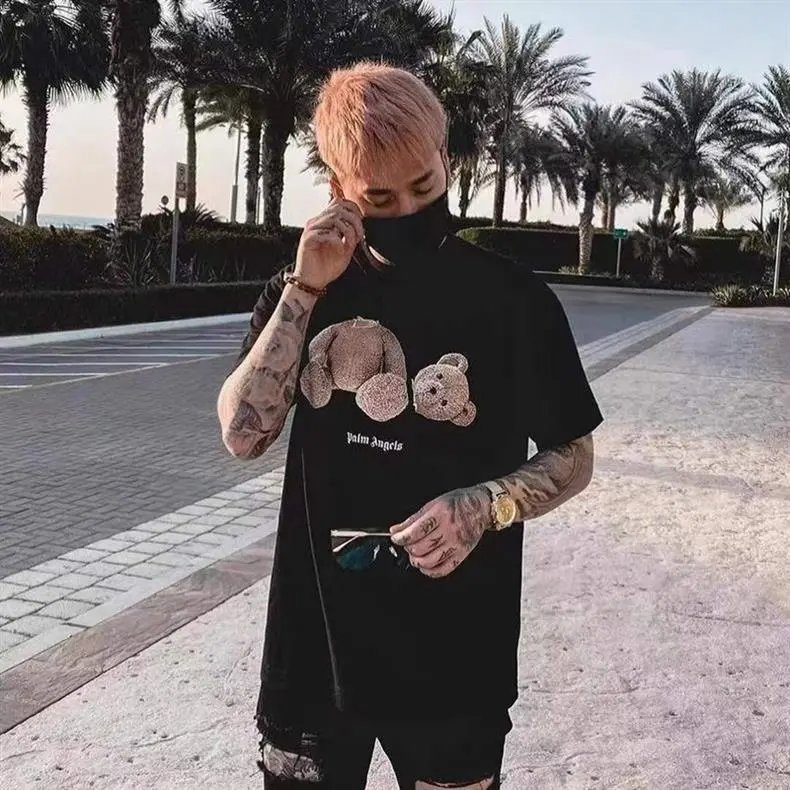 Teddy Bear Palm Tree High Street T-Shirt