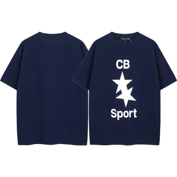 Design CB Sport Navy Graphic T-Shirt T-Shirts - 1