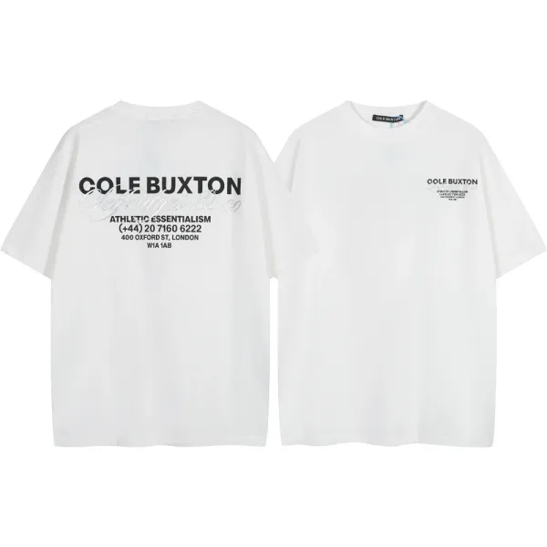 Cole Buxton Athletic Essentialism White T-Shirt - 1