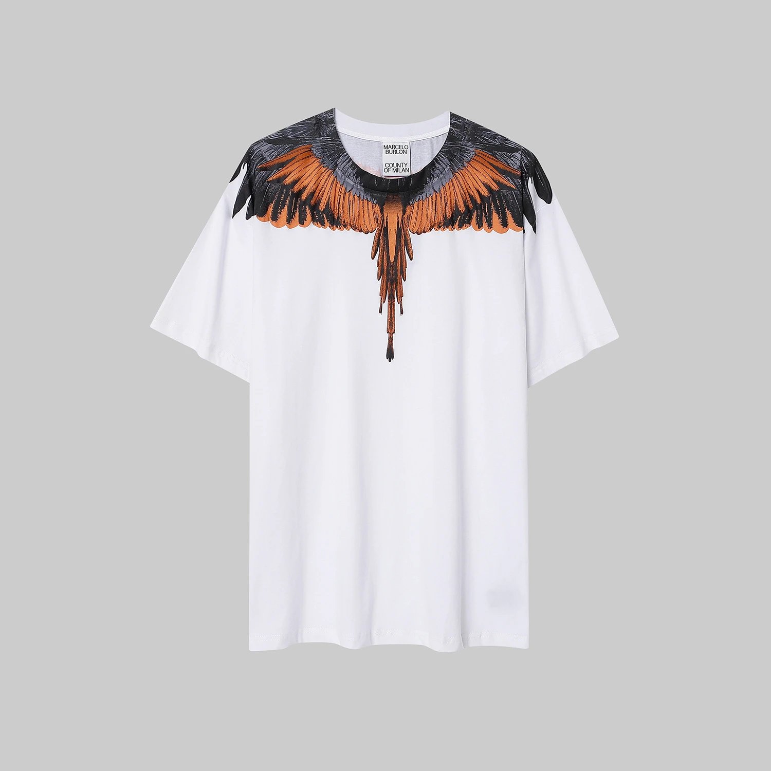 Marcelo Burlon County Of Milan Wings Print Black T-Shirt - 47