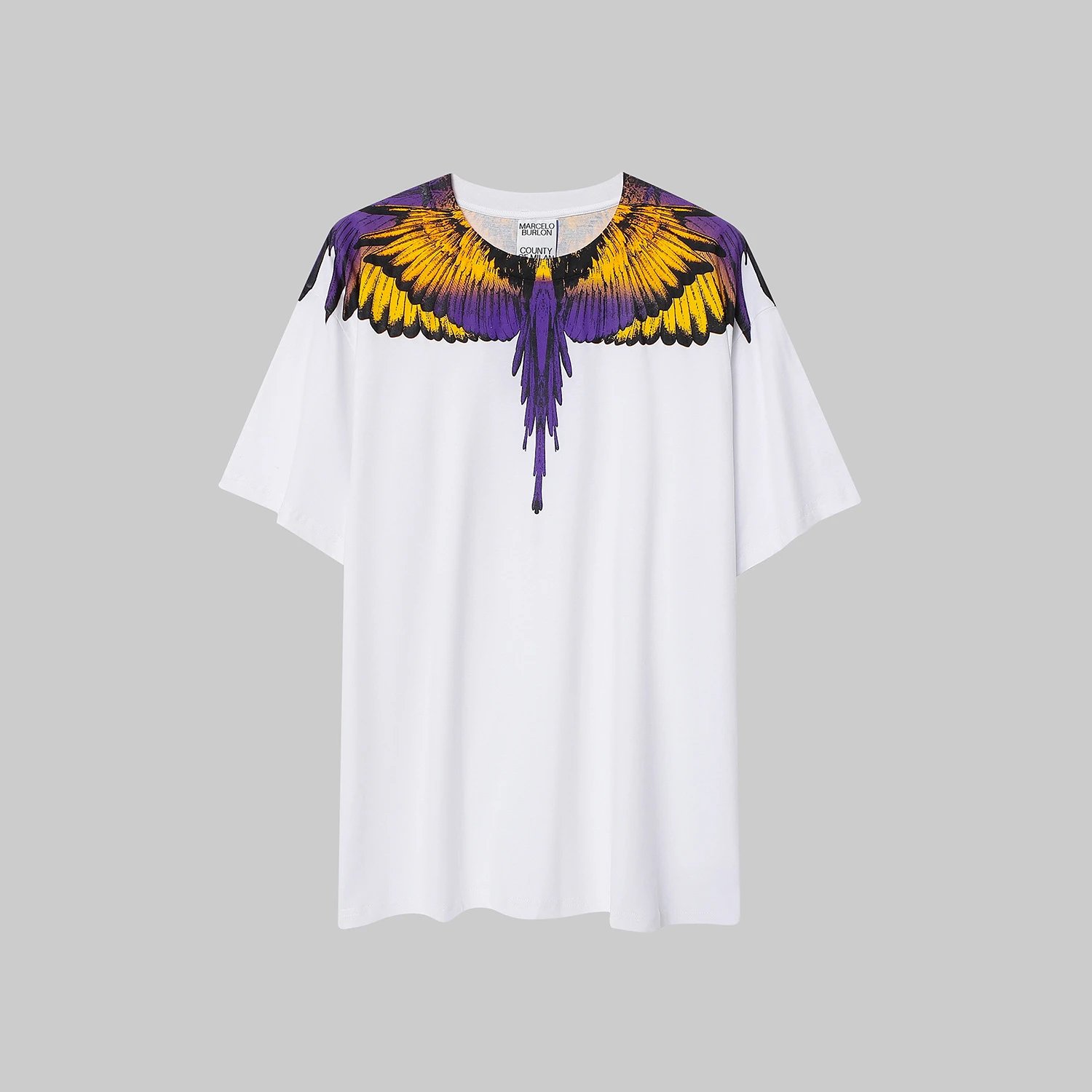 Marcelo Burlon County Of Milan Wings Print Black T-Shirt - 71