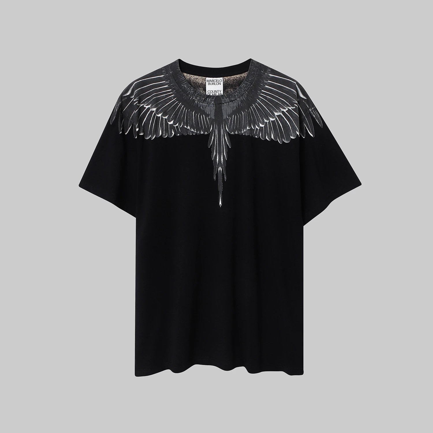 Marcelo Burlon County Of Milan Wings Print Black T-Shirt - 49