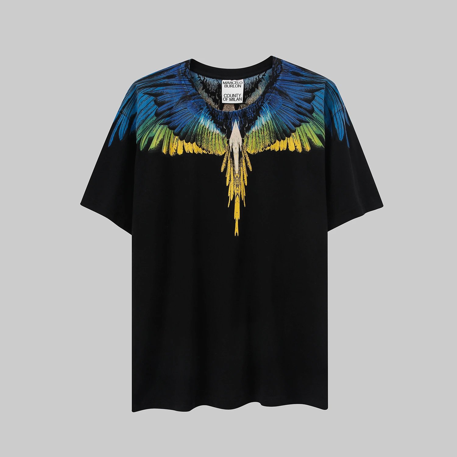 Marcelo Burlon County Of Milan Wings Print Black T-Shirt - 78