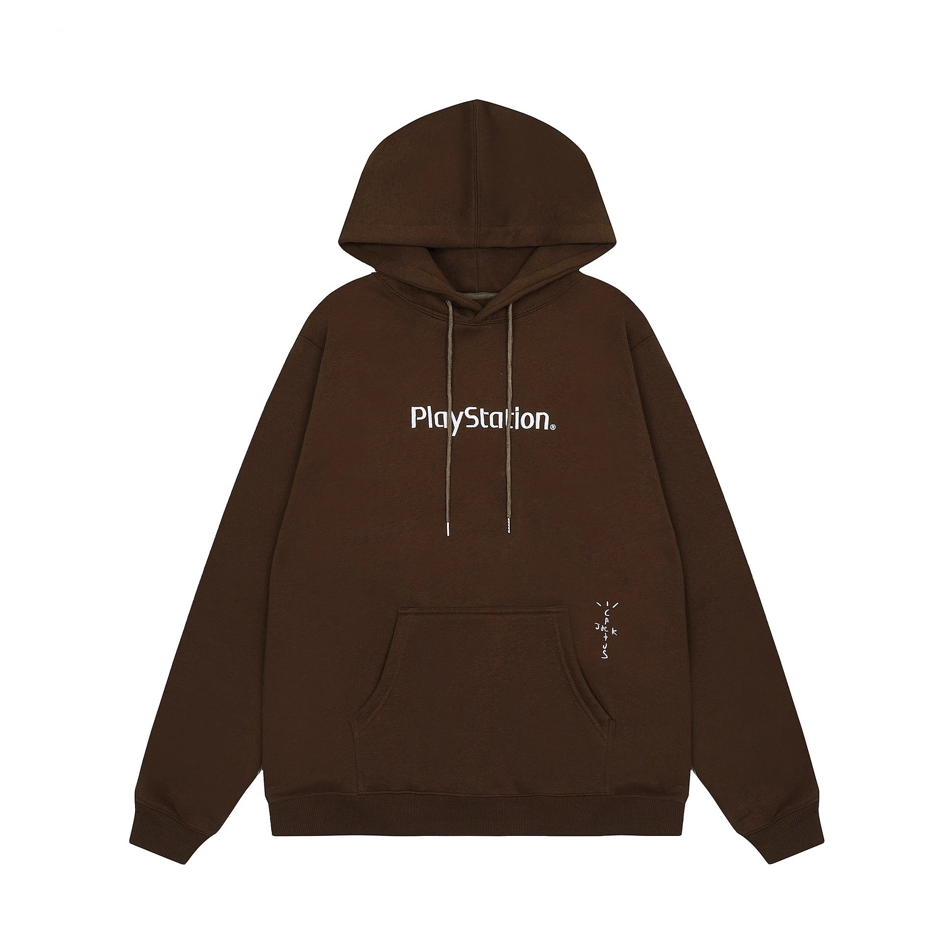 Cactus Jack Travis Scott x PlayStation Hoodie Brown Hoodie