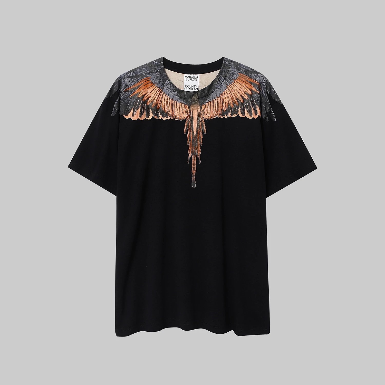 Marcelo Burlon County Of Milan Wings Print Black T-Shirt - 45