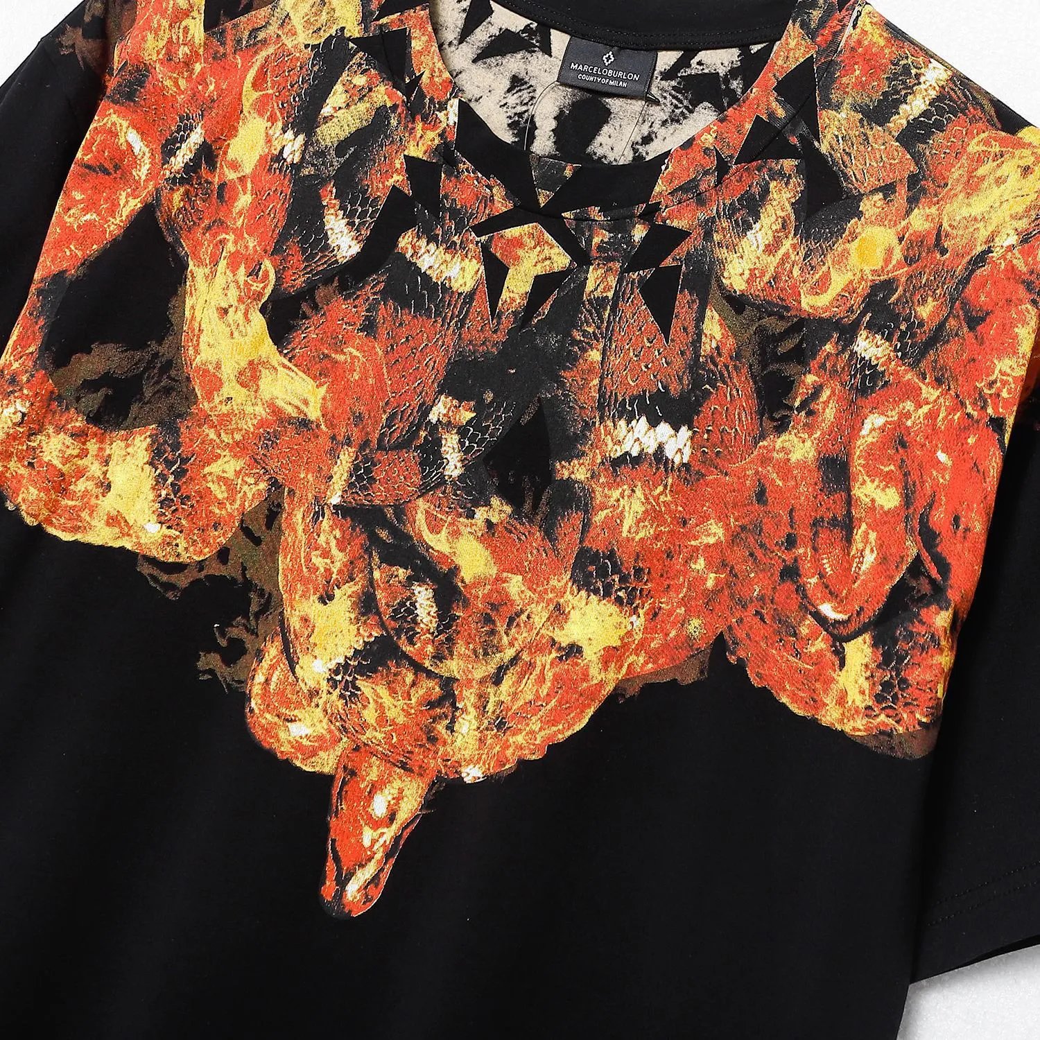 Marcelo Burlon County Of Milan Wings Print Black T-Shirt - 87