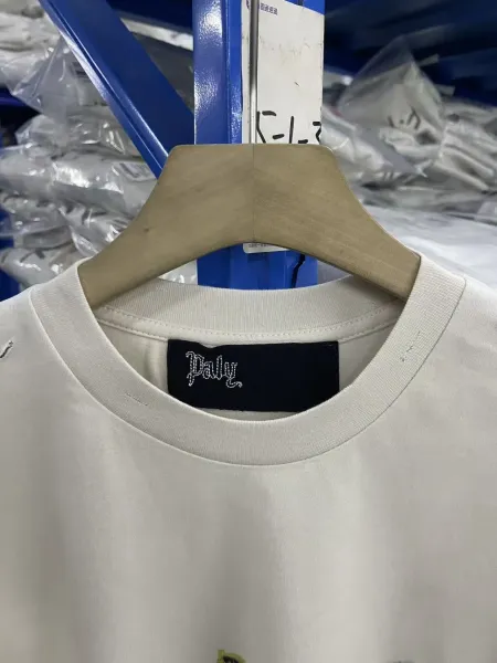 Off-White x Kitti Distressed Graphic Tee Beige T-Shirt - 9