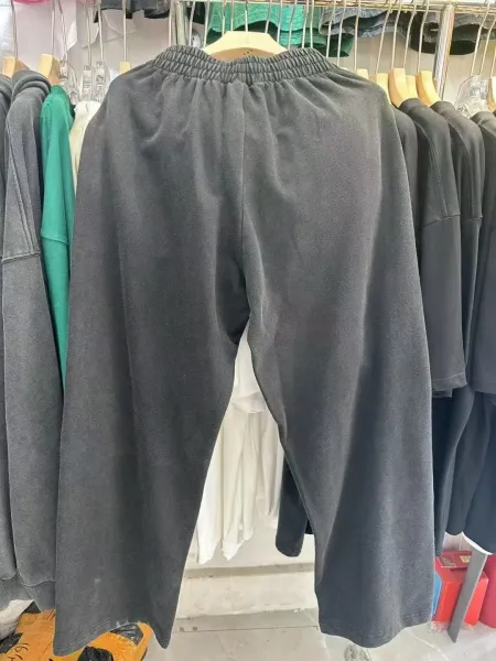 Vetements Logo Print Black Sweatpants - 6