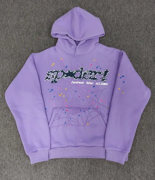 Spider! Here's The Slime Purple Hoodie - 1